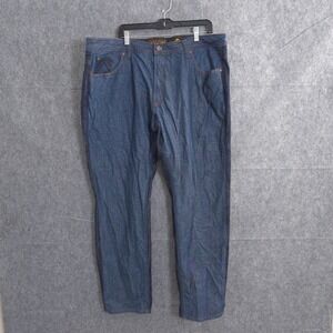 Akoo Jeans Mens 44 Blue Baggy Fit Casual Street Y2K Hip Hop Vintage‎ RARE Denim